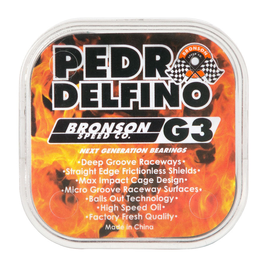 Baleros Bronson Speed Co Pro Pedro Delfino G3 Naranja