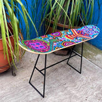 Banqueta o mesa auxiliar de Bordados Quetzacoatl