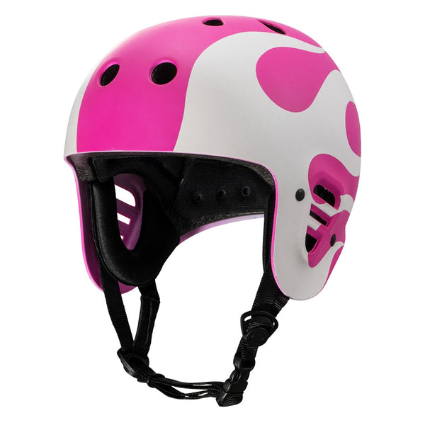 Casco Pro Tec Full Cut González Flame Rosa / Blanco
