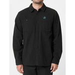 Camisa Santa Cruz Screaming Hand Utility Button Up Top Negra