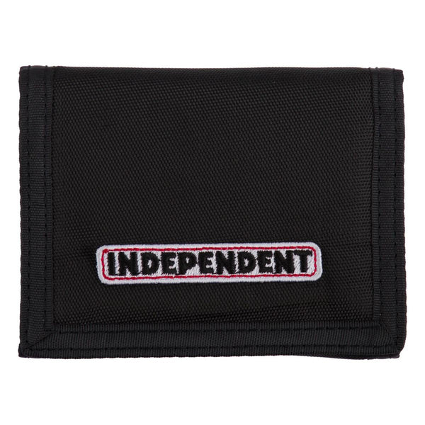 Cartera Independent Velcro Bar Logo Negra