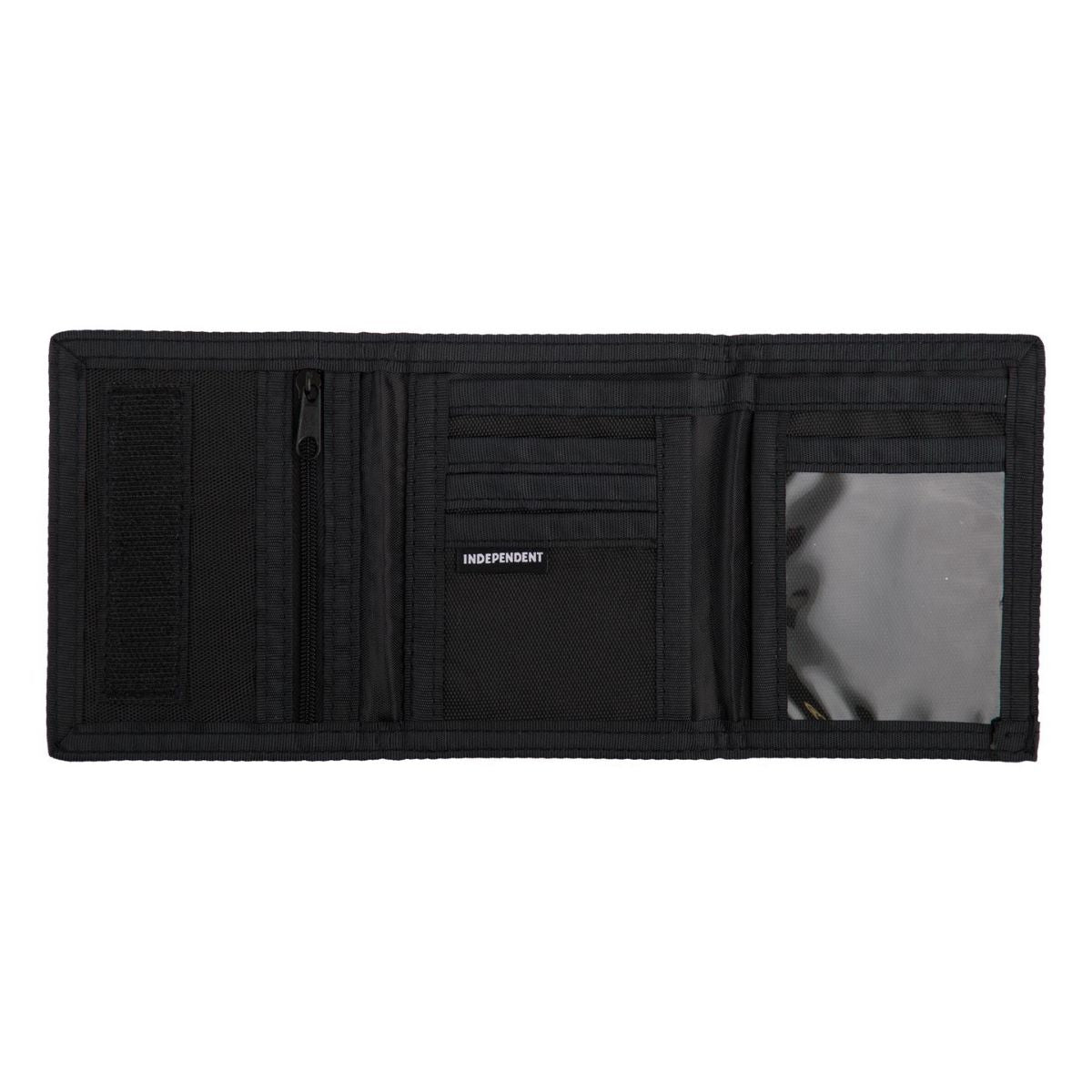 Cartera Independent Velcro Bar Logo Negra