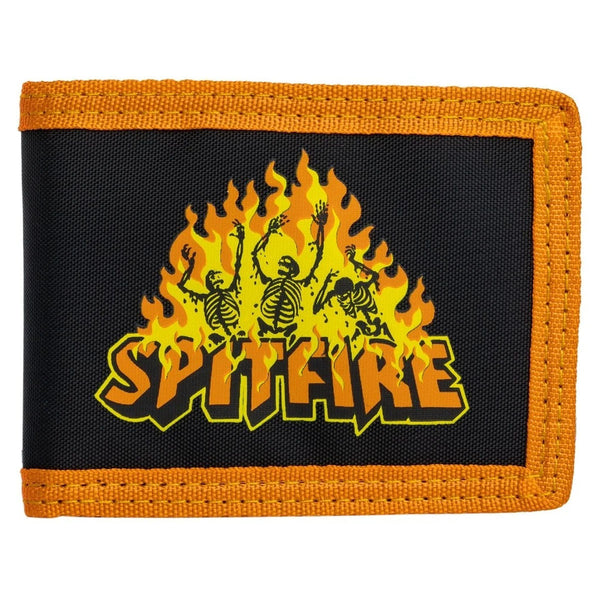 Cartera Spitfire Hellfire Bifold Negro / Naranja