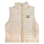 Chamarra Santa Cruz Checker Block Quilted Khaki