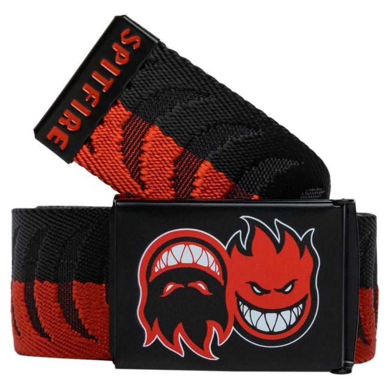 Cinturón Spitfire Eternal Crescent Jacquard Negro / Rojo