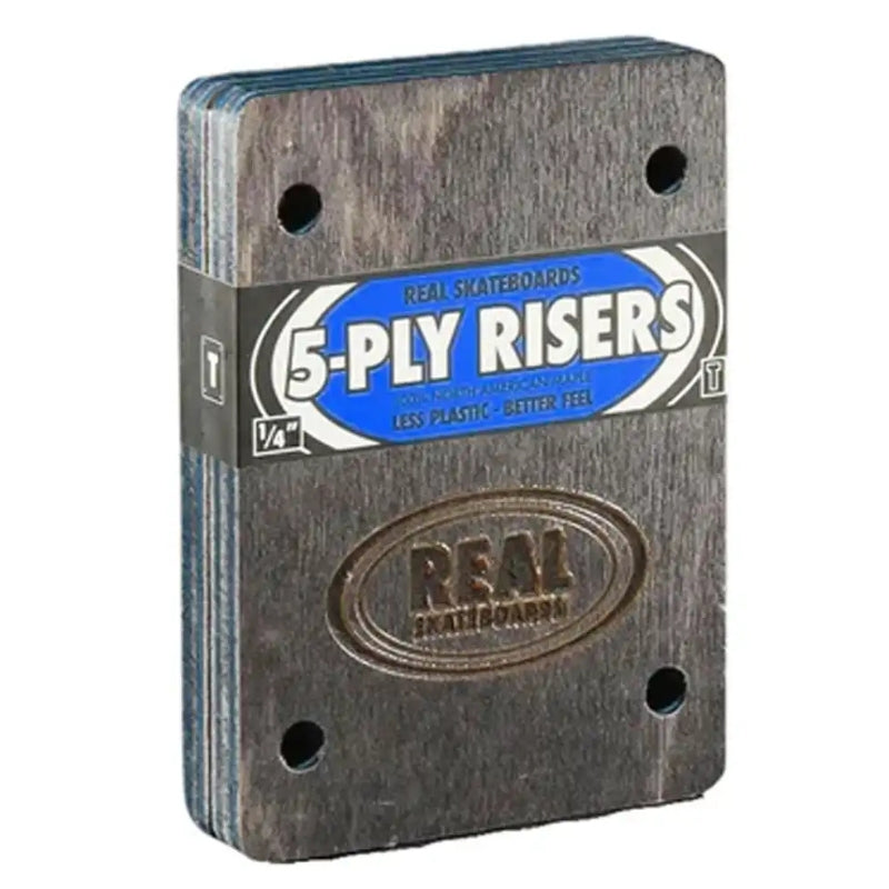 Elevadores Real 5-Ply 1/4″ Negro