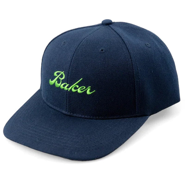 Gorra Baker Cursive Snapback Azul