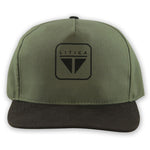 Gorra Lítica Classic Logo Snapback Verde / Negro