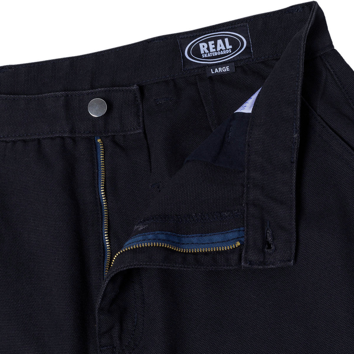 Pantalones Real Custom Canvas Tough Threads Azul / Negro