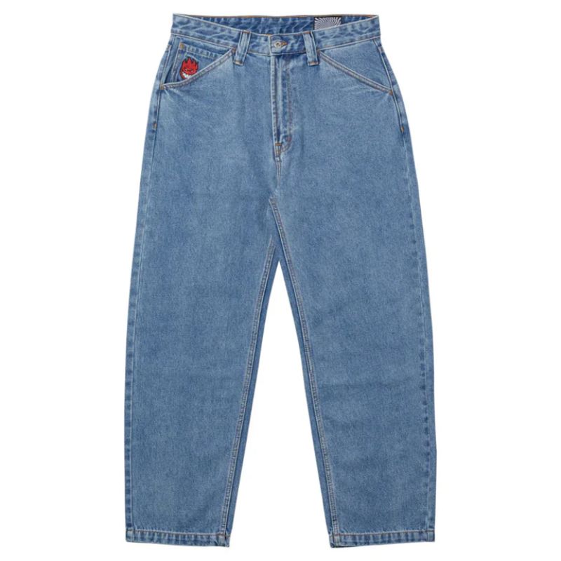 Pantalones-Spitfire-de-Mezclilla-Bighead-Fill-Denim-Medium-Stone-Wash-Azul