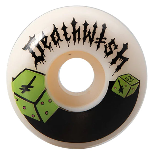 Ruedas Deathwish Roll The Dice 52 mm Blanco