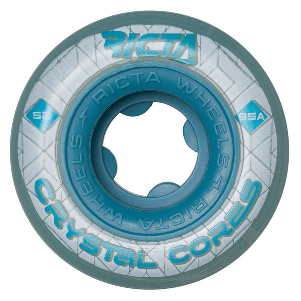 Ruedas Ricta Crystal Cores 52 mm 95A Turquesa