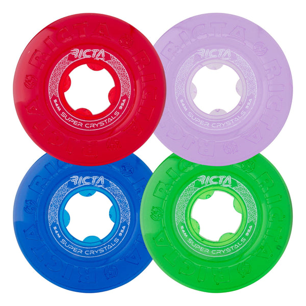 Ruedas Ricta Super Crystal Transparente 54 mm 95A Multicolor