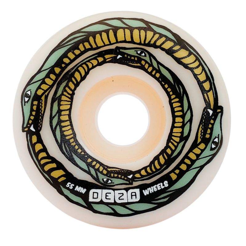 Ruedas Deza Skateboards Serpiente 55 mm Clásica Natural