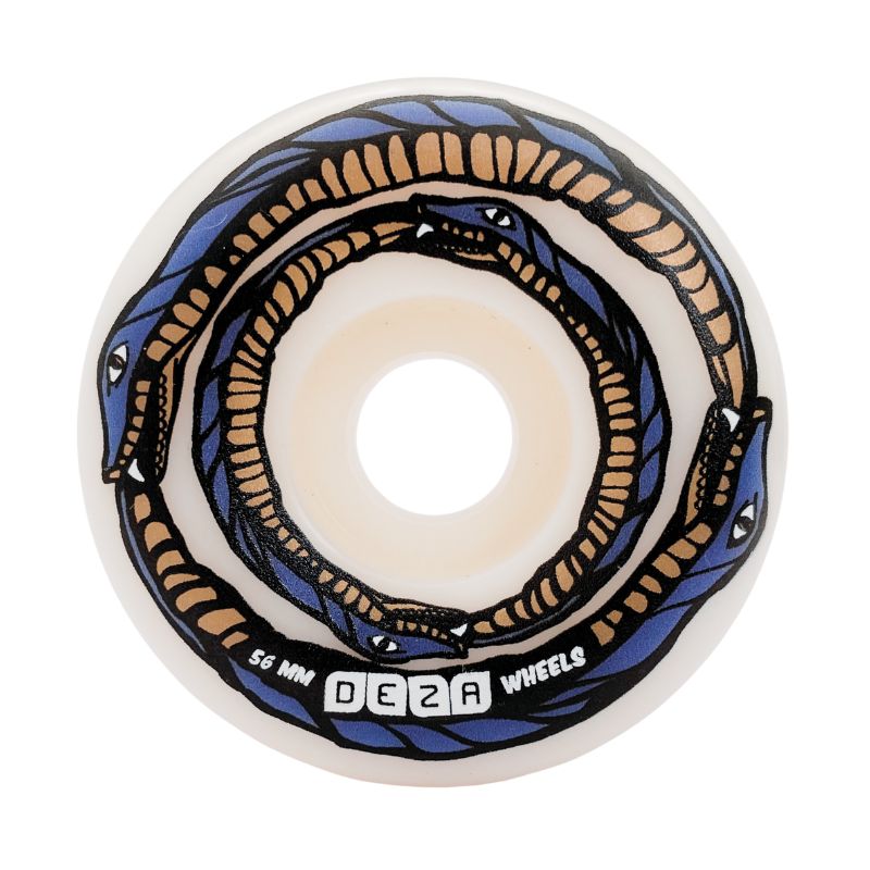 Ruedas Deza Skateboards Serpiente 56 mm Cónica Natural