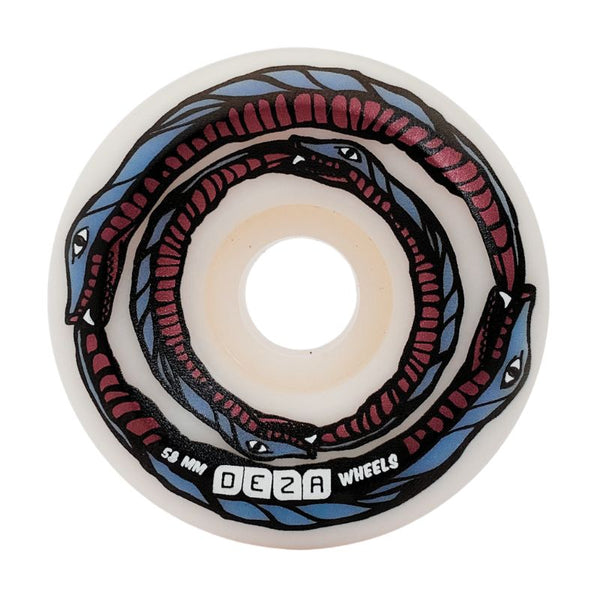 Ruedas Deza Skateboards Serpiente 58 mm Cónica Natural