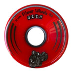 Ruedas Deza Skateboards para Longboard Filmer 70 mm 78A Rojo