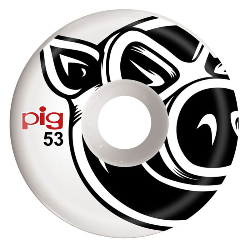 Ruedas Pig Head C Line Blanco/Negro