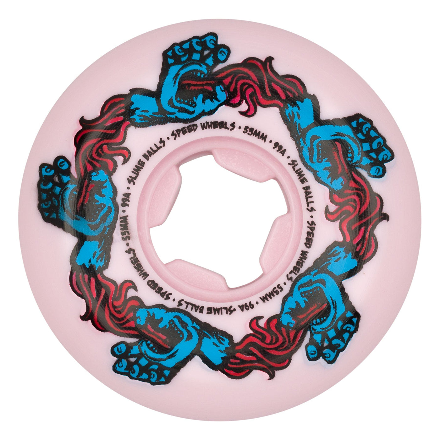 Ruedas Slime Balls Infinity Hand Speeds Balls 99A 53 mm Rosa
