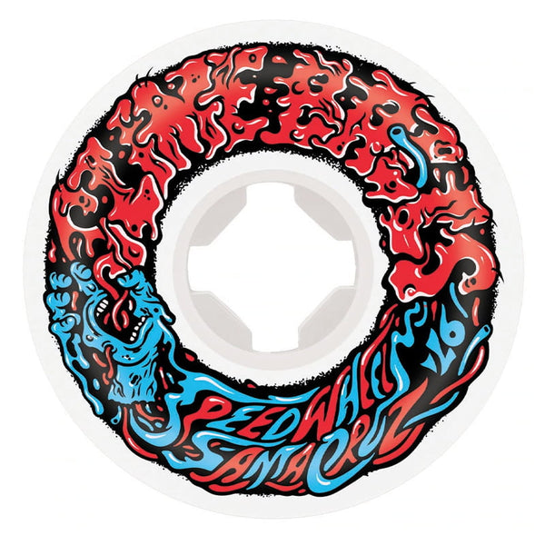 Ruedas Slime Balls Vomit Mini 53 mm 97A Blanco