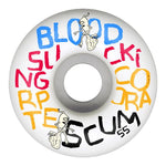 Ruedas Toy Machine Corporate Scum 55 mm Blanco