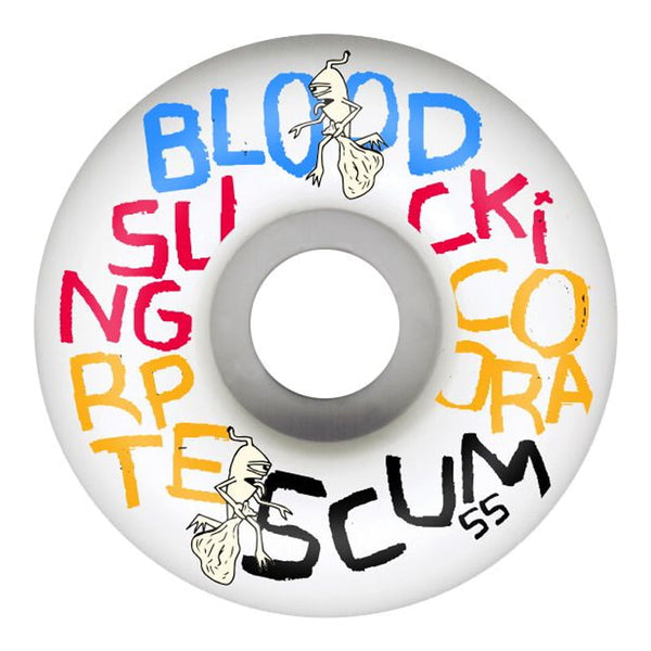 Ruedas Toy Machine Corporate Scum 55 mm Blanco
