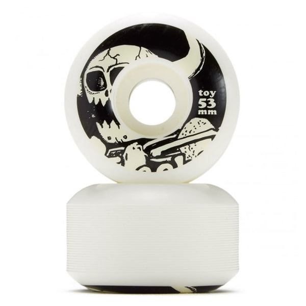 Ruedas Toy Machine Dead Monster 53 mm Blanco