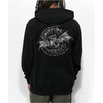 Sudadera Spitfire Hooded Batwing Classic Negro