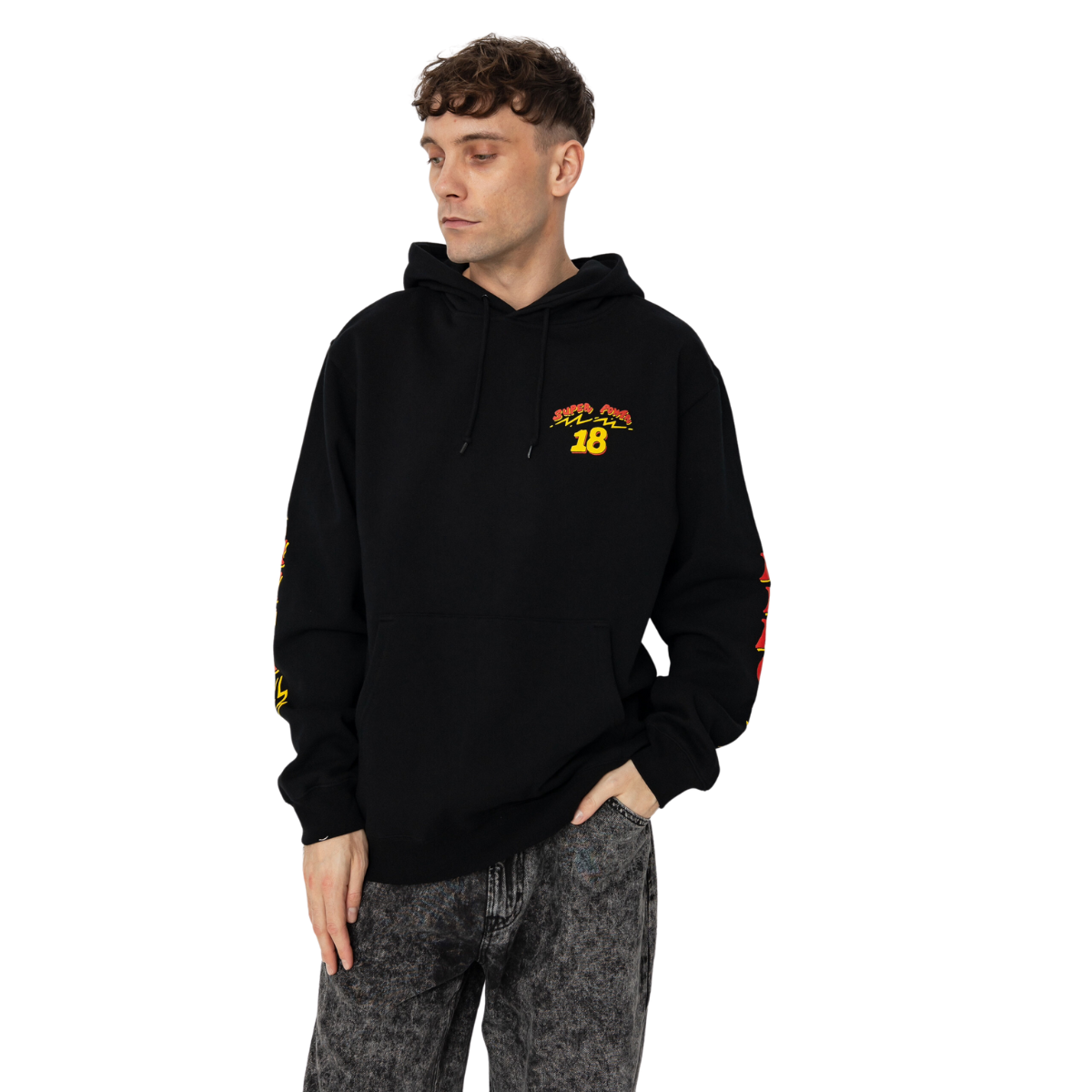 Sudadera Anti Hero Superpower 18 Negra