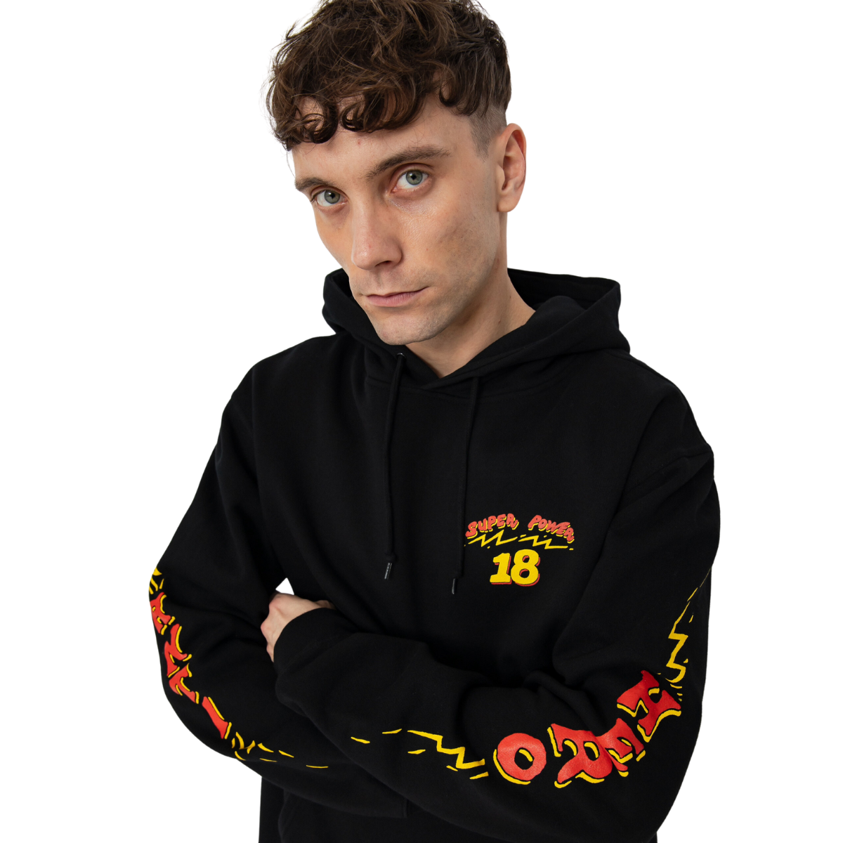 Sudadera Anti Hero Superpower 18 Negra
