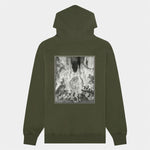 Sudadera Spitfire Hooded Zip Inferno K.T.U.L. Oliva