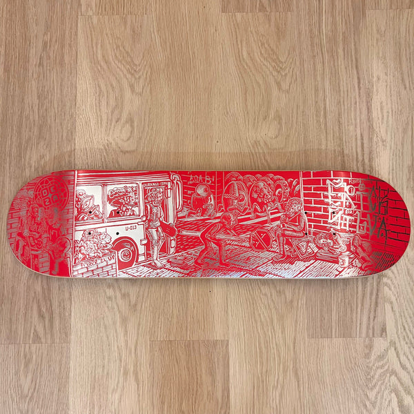 Tabla Deza Pro Model Erick Silva Rosa / Plata 8.25" (Camala)