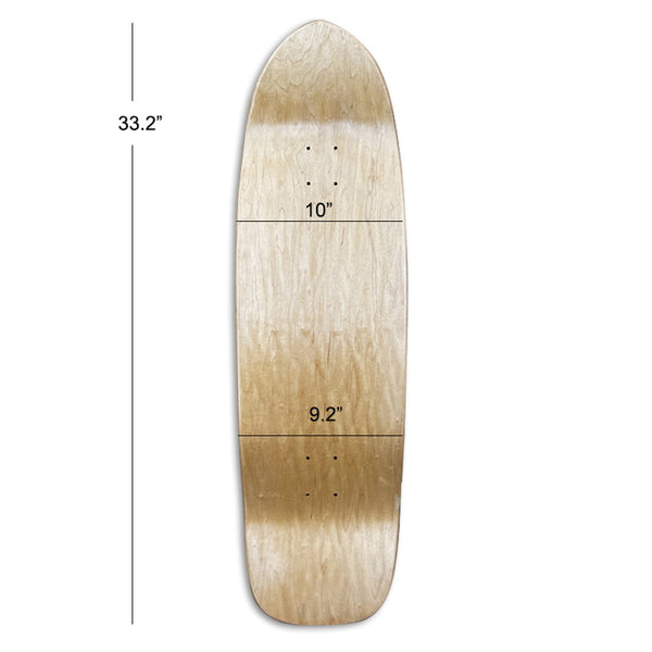 Tabla Blank Old School 10″x33.2″ Madera