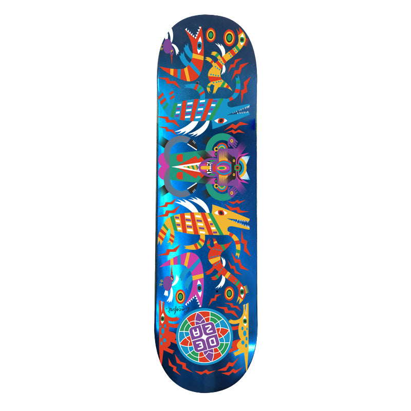 Tabla Deza Serie Chamanes Chango Metálico Azul 8.0" (Camala)