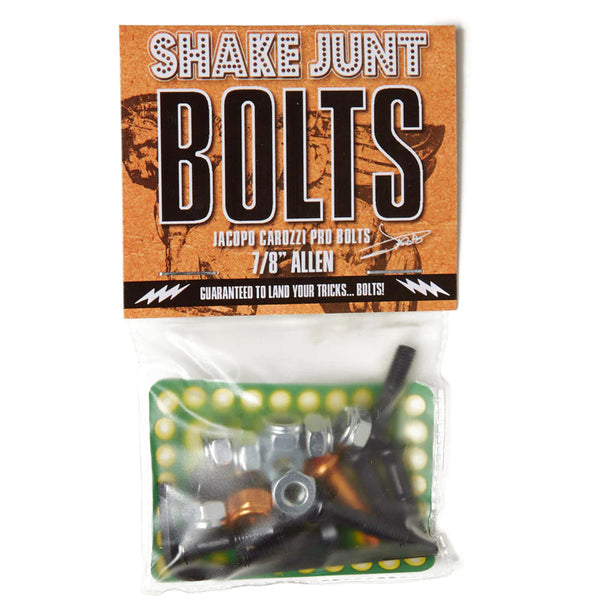 Tornillos Shake Junt Jacopo 7/8″ Allen Negro / Naranja