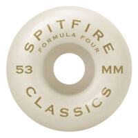 Ruedas Spitfire Fórmula 4 Classic 53 mm 101 du Blanco : Naranja